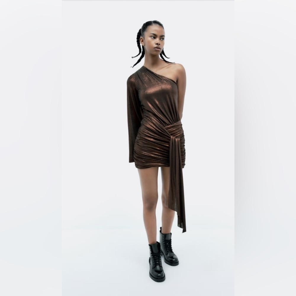 Blogger Favorite Zara Asymmetrical dress